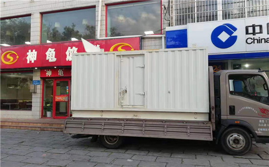 虎门镇出租发电机施工案例